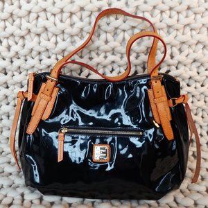 DOONEY & BOURKE patent leather large bag